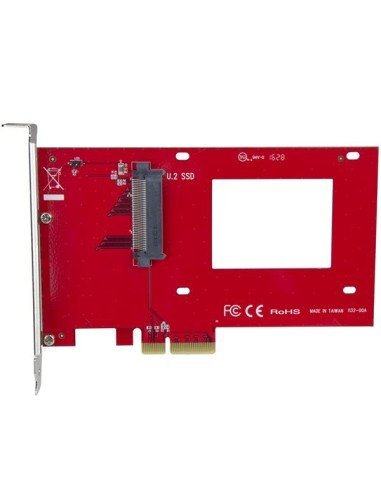 StarTech.com Scheda Adattatore PCI Express ad U.2 NVMe SSD - SFF-8639 da 2,5" PCIe 3.0 x4
