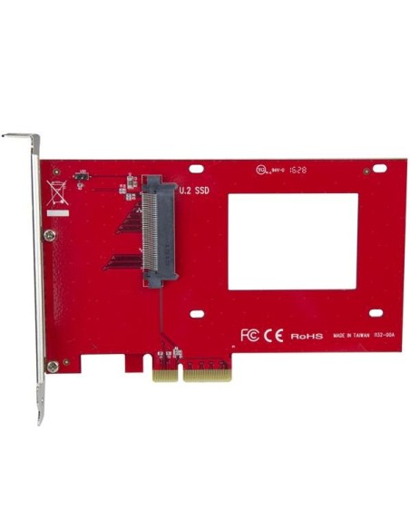 StarTech.com Scheda Adattatore PCI Express ad U.2 NVMe SSD - SFF-8639 da 2,5" PCIe 3.0 x4