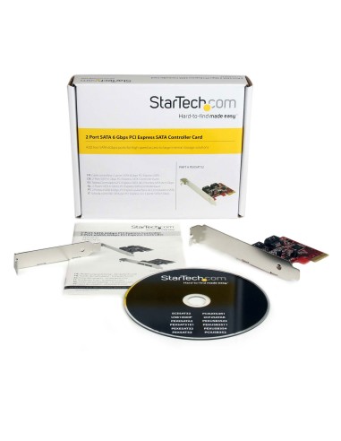 StarTech.com Scheda controller PCI Express SATA con 2 porte SATA 6 Gbps