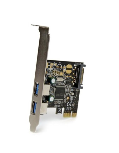 StarTech.com Scheda controller USB SuperSpeed 3.0 PCIe PCI Express a 2 porte con alimentazione SATA
