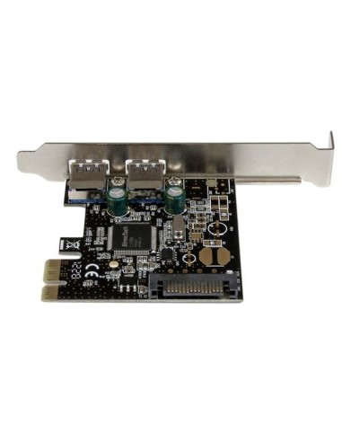 StarTech.com Scheda controller USB SuperSpeed 3.0 PCIe PCI Express a 2 porte con alimentazione SATA