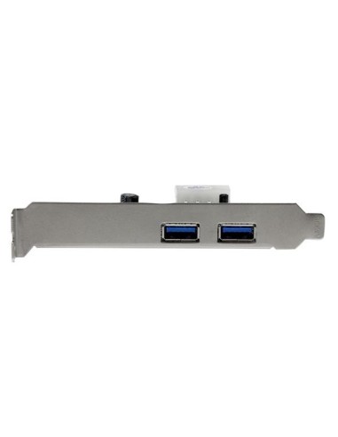 StarTech.com Adattatore scheda SuperSpeed USB 3.0 con 2 porte PCI Express (PCIe) con UASP - Alimentazione LP4