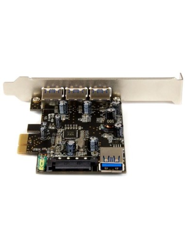 StarTech.com Scheda Espansione PCI Express USB 3.0 SuperSpeed a 4 porte ( 3 esterne, 1 interna )