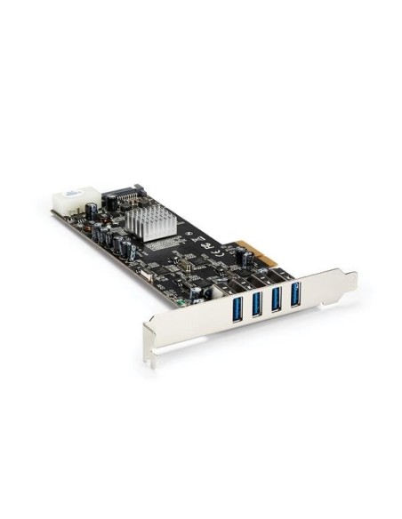 StarTech.com Adattatore scheda SuperSpeed USB 3.0 con 4 porte PCI Express (PCIe) con 4 canali da 5 Gbps dedicati - UASP -