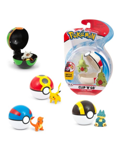 Pokémon Clip 'n' Go con Personaggio Assortito