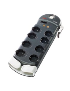 APC Performance SurgeArrest 8 Outlets w  Phone   Coax Protection 230V Germany Nero 8 presa(e) AC 2,44 m