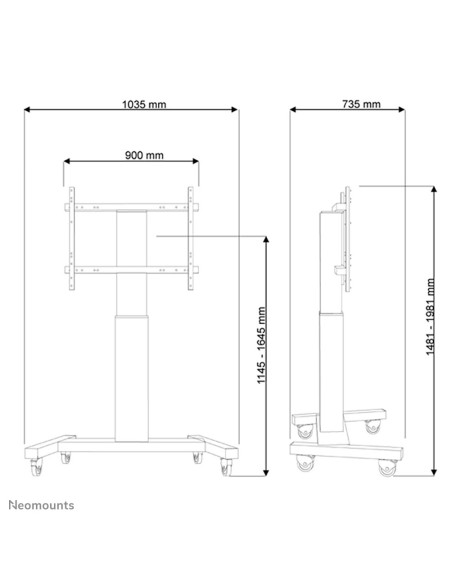 Neomounts by Newstar Mobiletto portatile per TV