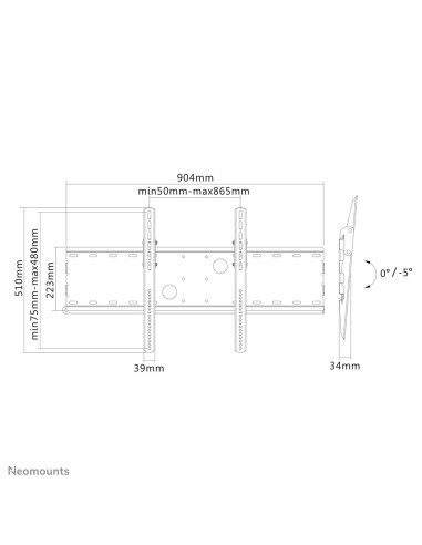 Neomounts by Newstar Supporto a parete per TV