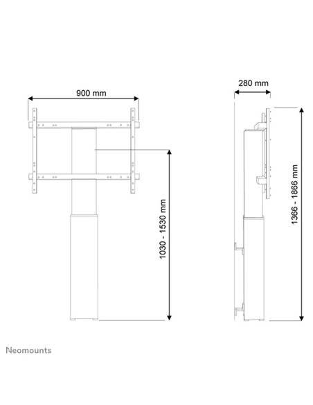 Neomounts by Newstar Mobiletto portatile per TV