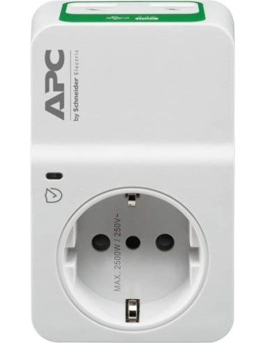 APC PM1WU2-IT protezione da sovraccarico Bianco 1 presa(e) AC 230 V