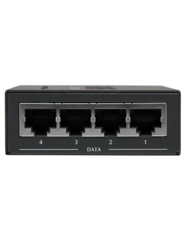 StarTech.com Iniettore midspan Gigabit Power over Ethernet (PoE) a 4 porte - 802.3at af