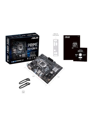 ASUS PRIME H310M-K Intel® H310 LGA 1151 (Presa H4) micro ATX