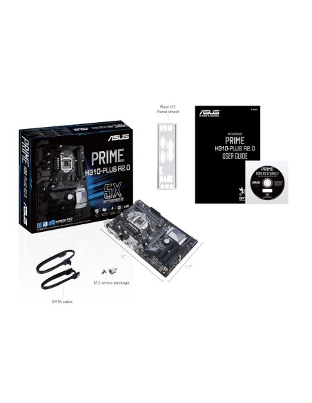 ASUS H310-PLUS R2.0 Intel® H310 LGA 1151 (Presa H4) ATX