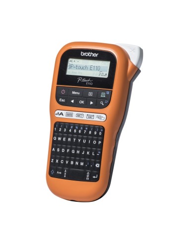 Brother PT-E110VP stampante per etichette (CD) Termica diretta A colori 180 x 180 DPI TZe QWERTY