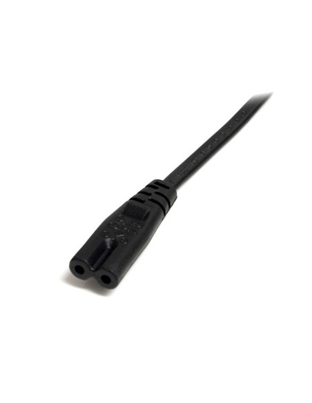StarTech.com Cavo di Alimentazione per Notebook da 2m, Cavo Elettrico AC di Ricambio per Alimentatori Laptop da Spina UE a C7