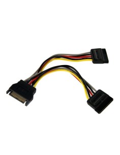 StarTech.com Cavo di alimentazione SATA - Cavo Sdoppiatore Y di Alimentazione SATA - Connettore alimentazione splitter SATA M F
