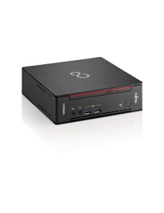 Fujitsu ESPRIMO Q558 DDR4-SDRAM i7-8700T mini PC Intel® Core™ i7 8 GB 512 GB SSD Windows 10 Pro Nero 2