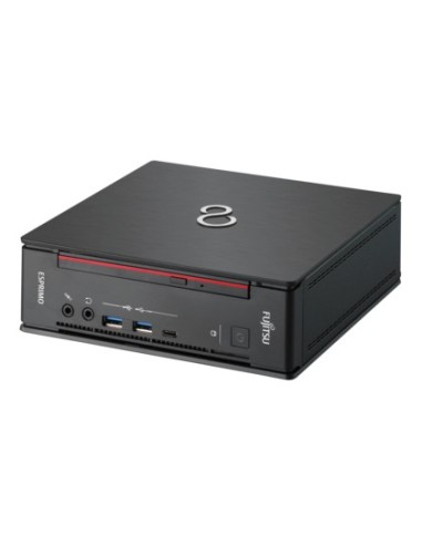 Fujitsu ESPRIMO Q958 DDR4-SDRAM i5-9500T mini PC Intel® Core™ i5 8 GB 256 GB SSD Windows 10 Pro Nero, Rosso