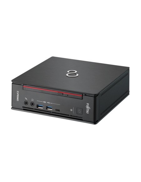 Fujitsu ESPRIMO Q958 DDR4-SDRAM i5-9500T mini PC Intel® Core™ i5 8 GB 256 GB SSD Windows 10 Pro Nero, Rosso