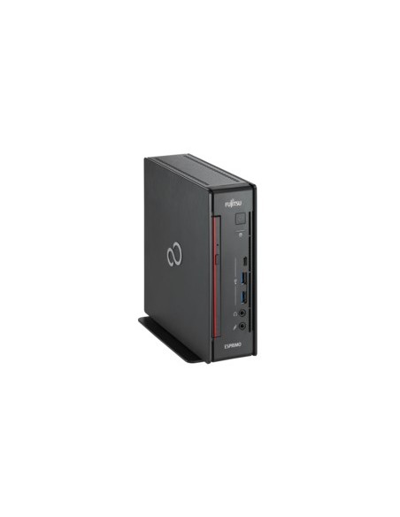 Fujitsu ESPRIMO Q958 DDR4-SDRAM i5-9500T mini PC Intel® Core™ i5 8 GB 256 GB SSD Windows 10 Pro Nero, Rosso