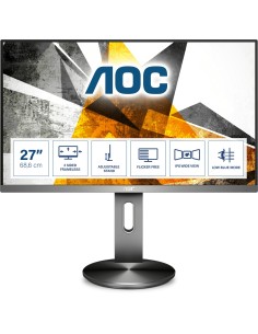 AOC 90 Series Q2790PQU BT Monitor PC 68,6 cm (27") 2560 x 1440 Pixel Quad HD LED Grigio