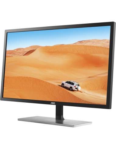 AOC 79 Series Q3279VWFD8 Monitor PC 80 cm (31.5") 2560 x 1440 Pixel Quad HD LED Nero, Argento