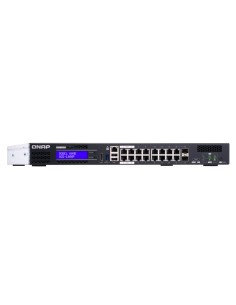 QNAP QGD-1600P Gestito Gigabit Ethernet (10 100 1000) Supporto Power over Ethernet (PoE) Nero, Grigio 2