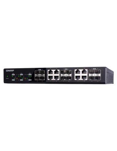 QNAP QSW-1208-8C switch di rete Non gestito Nessuno Nero
