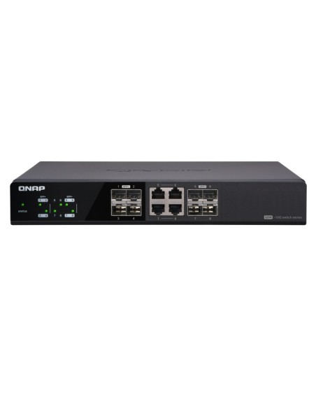 QNAP QSW-804-4C switch di rete Non gestito Nessuno Nero