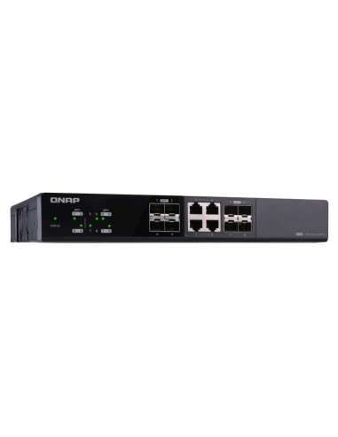 QNAP QSW-804-4C switch di rete Non gestito Nessuno Nero