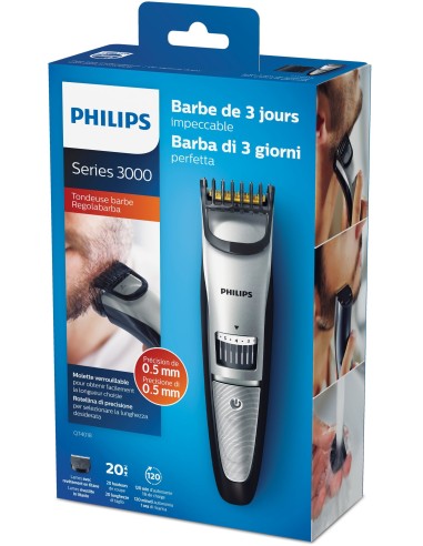 Philips BEARDTRIMMER Series 3000 Regolabarba QT4018 15