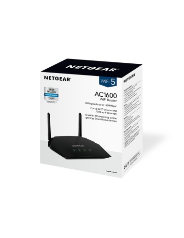 NETGEAR R6260 router wireless Gigabit Ethernet Dual-band (2.4 GHz 5 GHz) 4G Nero