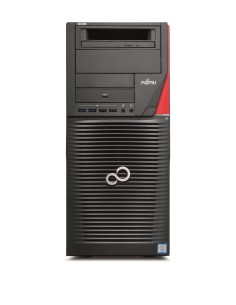 Fujitsu CELSIUS R970 DDR4-SDRAM 4114 Tower Intel® Xeon® 32 GB 512 GB SSD Windows 10 Pro Stazione di lavoro Nero, Rosso