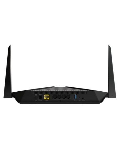 NETGEAR Nighthawk AX4 4-Stream AX3000 router wireless Gigabit Ethernet Dual-band (2.4 GHz 5 GHz) 4G Nero