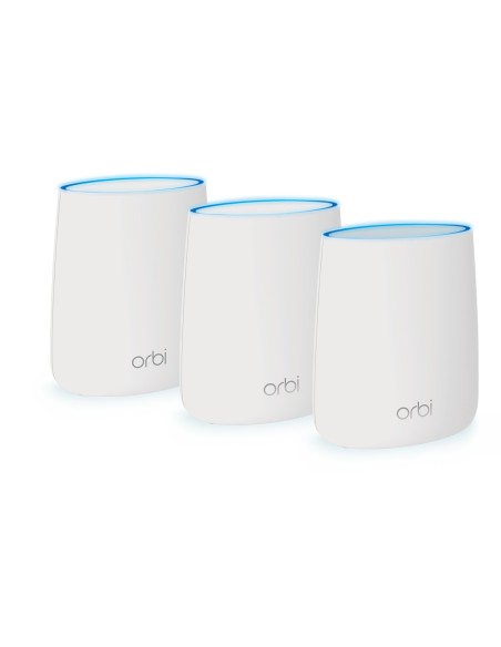 NETGEAR Orbi AC2200 Tri-band WiFi System router wireless Gigabit Ethernet Banda tripla (2.4 GHz 5 GHz 5 GHz) 4G Bianco