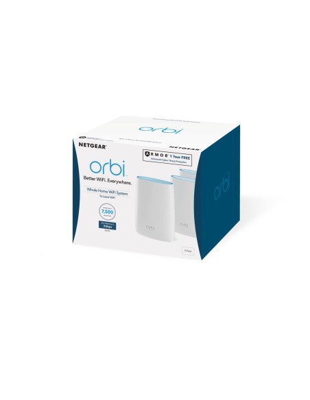 NETGEAR RBK53S router wireless Gigabit Ethernet Banda tripla (2.4 GHz 5 GHz 5 GHz) 4G Bianco