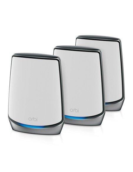 NETGEAR Orbi RBK853 AX6000 WiFi 6 Mesh System Banda tripla (2.4 GHz 5 GHz 5 GHz) Wi-Fi 6 (802.11ax) Grigio 4 Interno