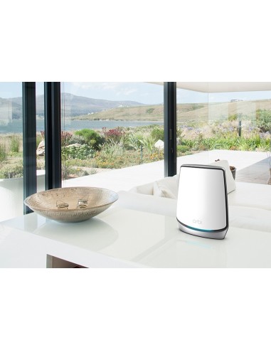 NETGEAR Orbi RBK853 AX6000 WiFi 6 Mesh System Banda tripla (2.4 GHz 5 GHz 5 GHz) Wi-Fi 6 (802.11ax) Grigio 4 Interno