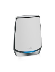 NETGEAR Orbi RBS850 AX6000 WiFi 6 Mesh Sattelite Banda tripla (2.4 GHz 5 GHz 5 GHz) Wi-Fi 6 (802.11ax) Grigio, Bianco 4 Interno