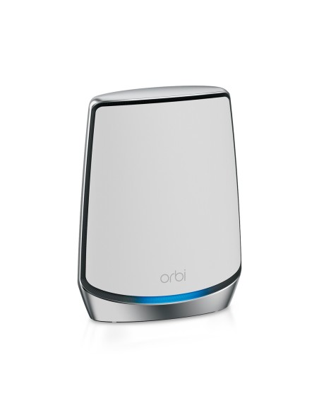 NETGEAR Orbi RBS850 AX6000 WiFi 6 Mesh Sattelite Banda tripla (2.4 GHz 5 GHz 5 GHz) Wi-Fi 6 (802.11ax) Grigio, Bianco 4 Interno