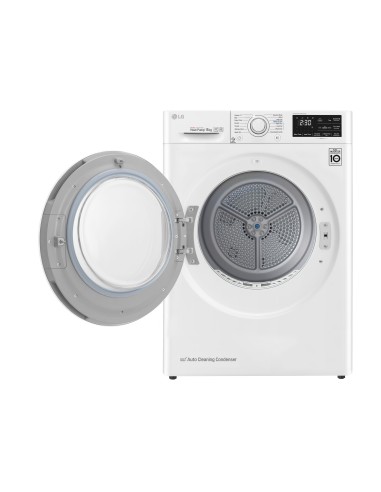 LG RC80U2AV4D Asciugatrice 8 kg Pompa di Calore Libera installazione Carica frontale A+++-10%