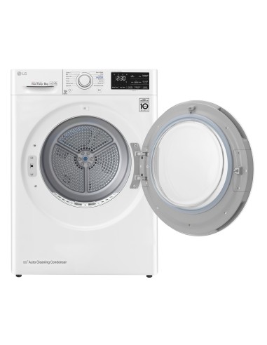 LG RC80U2AV4D Asciugatrice 8 kg Pompa di Calore Libera installazione Carica frontale A+++-10%