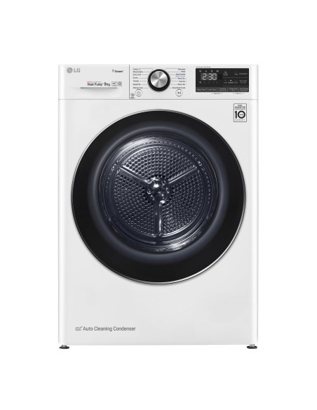 LG RC90V9AV2W Asciugatrice 9 kg Pompa di Calore Libera installazione Carica frontale A+++