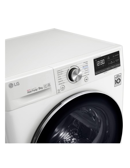 LG RC90V9AV2W Asciugatrice 9 kg Pompa di Calore Libera installazione Carica frontale A+++
