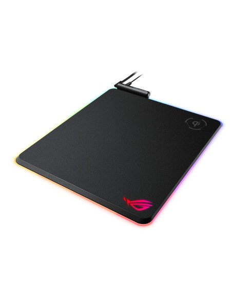 ASUS ROG Balteus Qi Tappetino per mouse per gioco da computer Nero