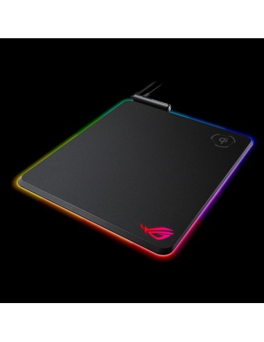 ASUS ROG Balteus Qi Tappetino per mouse per gioco da computer Nero