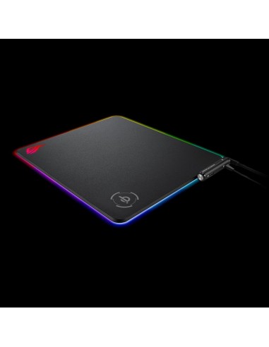 ASUS ROG Balteus Qi Tappetino per mouse per gioco da computer Nero