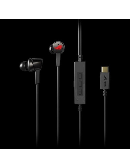 ASUS ROG CETRA Auricolare Cablato In-ear Giocare USB tipo-C Nero