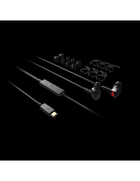 ASUS ROG CETRA Auricolare Cablato In-ear Giocare USB tipo-C Nero