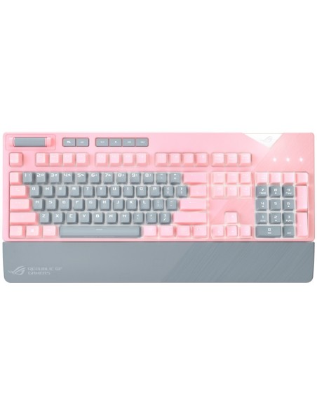 ASUS ROG Strix Flare PNK LTD tastiera USB Italiano Grigio, Rosa